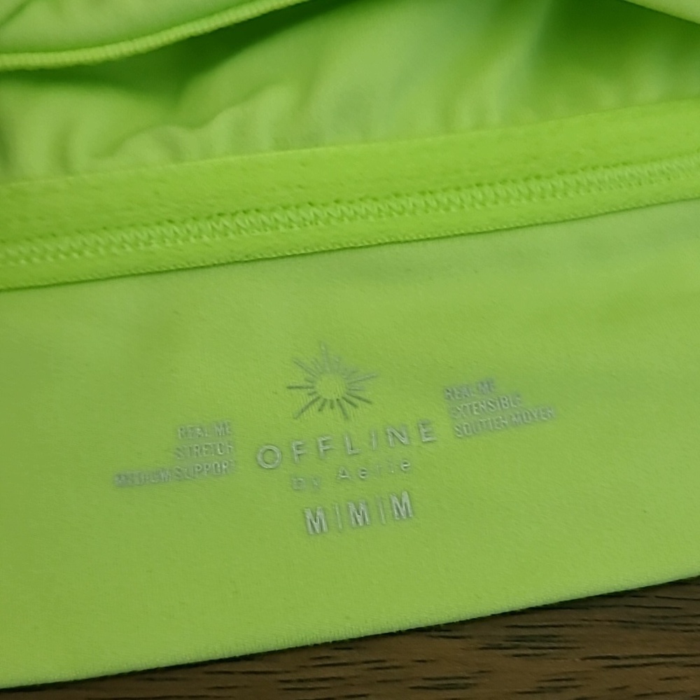 OFFLINE By Aerie Real Me Ballet Back Sports Bra Med.  New - Picture 6 of 6